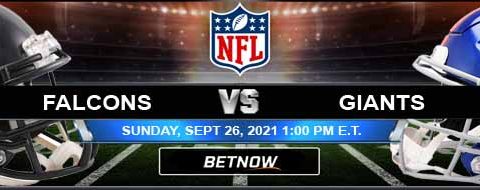 Betting Football Analysis on the Game Between Falcons and Giants 09-26-2021