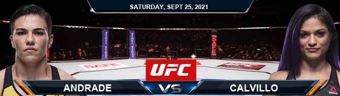 UFC 266 Andrade vs Calvillo 09-25-2021 Tips Forecast and Analysis