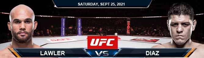 UFC 266 Lawler vs Diaz 09-25-2021 Previews Spread and Fight Analysis