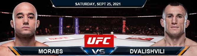 UFC 266 Moraes vs Dvalishvili 09-25-2021 Odds Picks and Previews