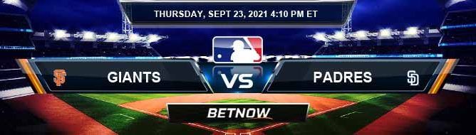 San Francisco Giants vs San Diego Padres 09-23-2021 Betting Predictions Spread and Forecast